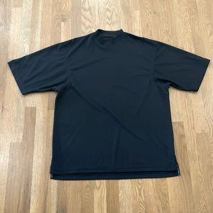 FootJoy FJ Men’s Black Polyester Golf Polo Short Sleeve Shirt Top